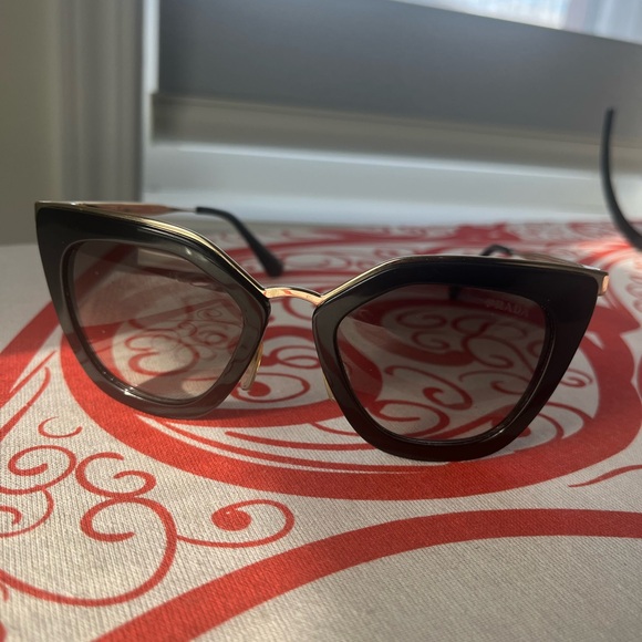 Prada Black Cat-Eye Sunglasses - Picture 2 of 10